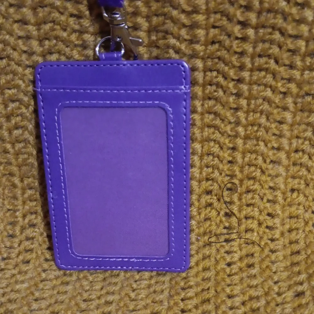 Purple Card Holder